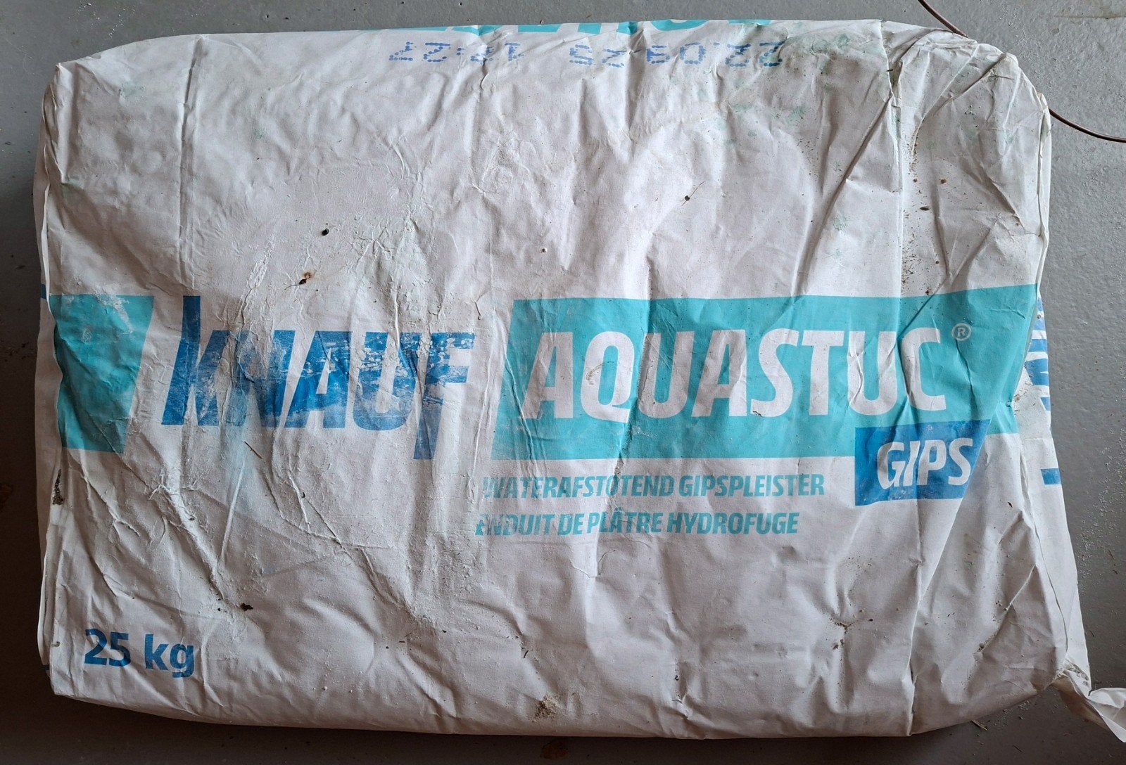 Knauf Aquastuc - Knauf Goldband - Sakrete Egaline - Chape, Ophalen