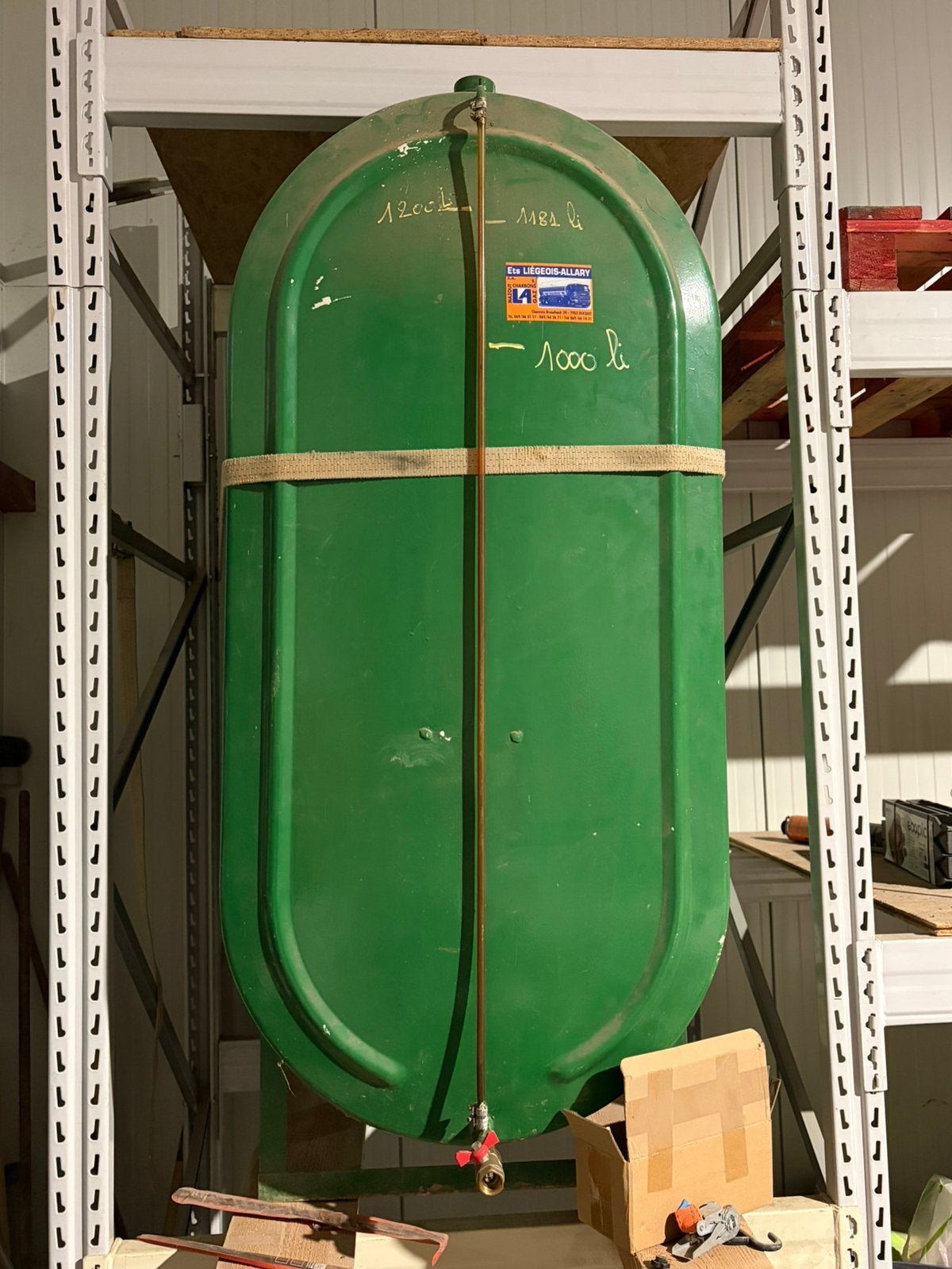 Mazout tank., Ophalen, Gebruikt