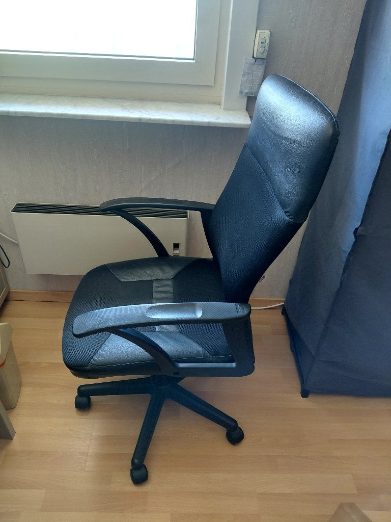 bureaustoel, Huis en Inrichting, Bureaustoelen, Ophalen, Gebruikt, Zwart, Bureaustoel