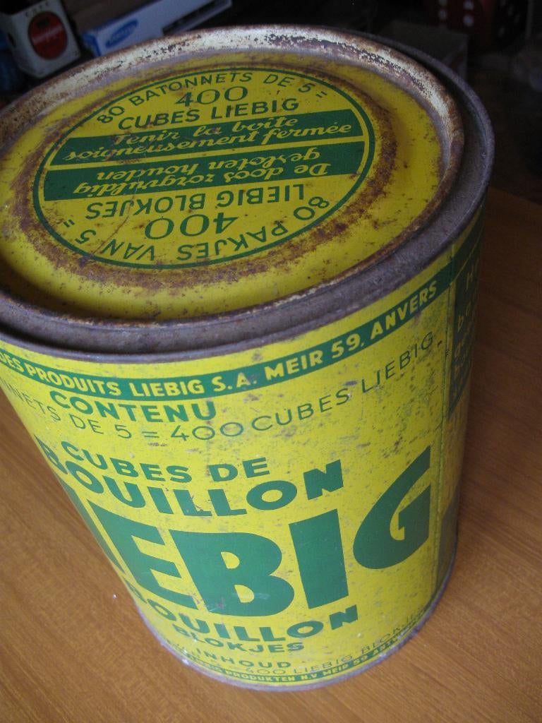 Liebig bouillondoos, Verzamelen, Ophalen of Verzenden, Gebruikt, Overige, Overige merken