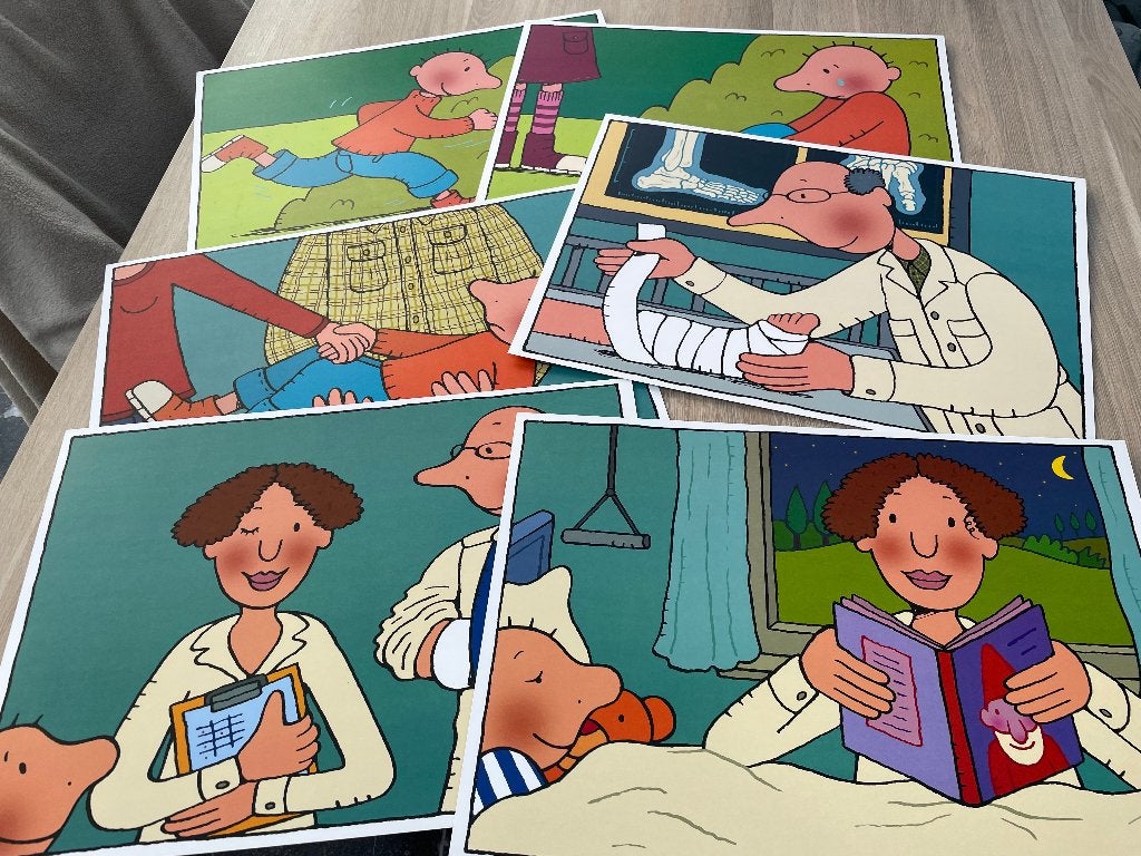 vertelplaten: Jules in het ziekenhuis, Boeken, Ophalen of Verzenden