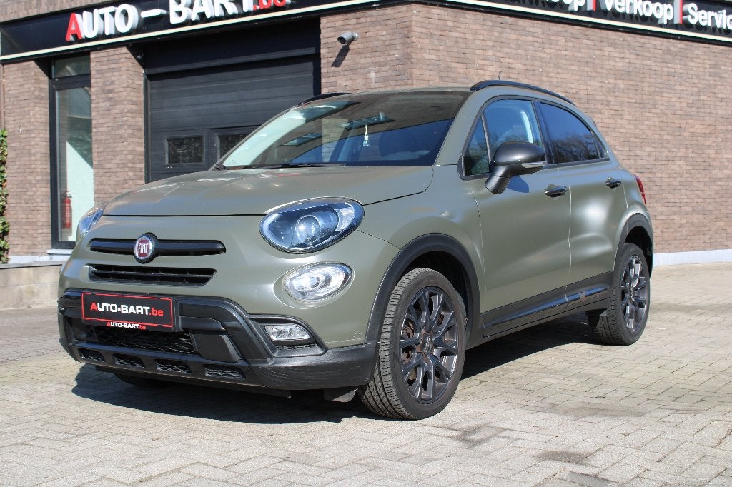 Fiat 500X 1.4 Turbo Matt Green  Verkocht! Sold! Vendu!, Auto's, Fiat, 100 kW, Testrit aan huis, 4 cilinders, Electronic Stability Program (ESP)