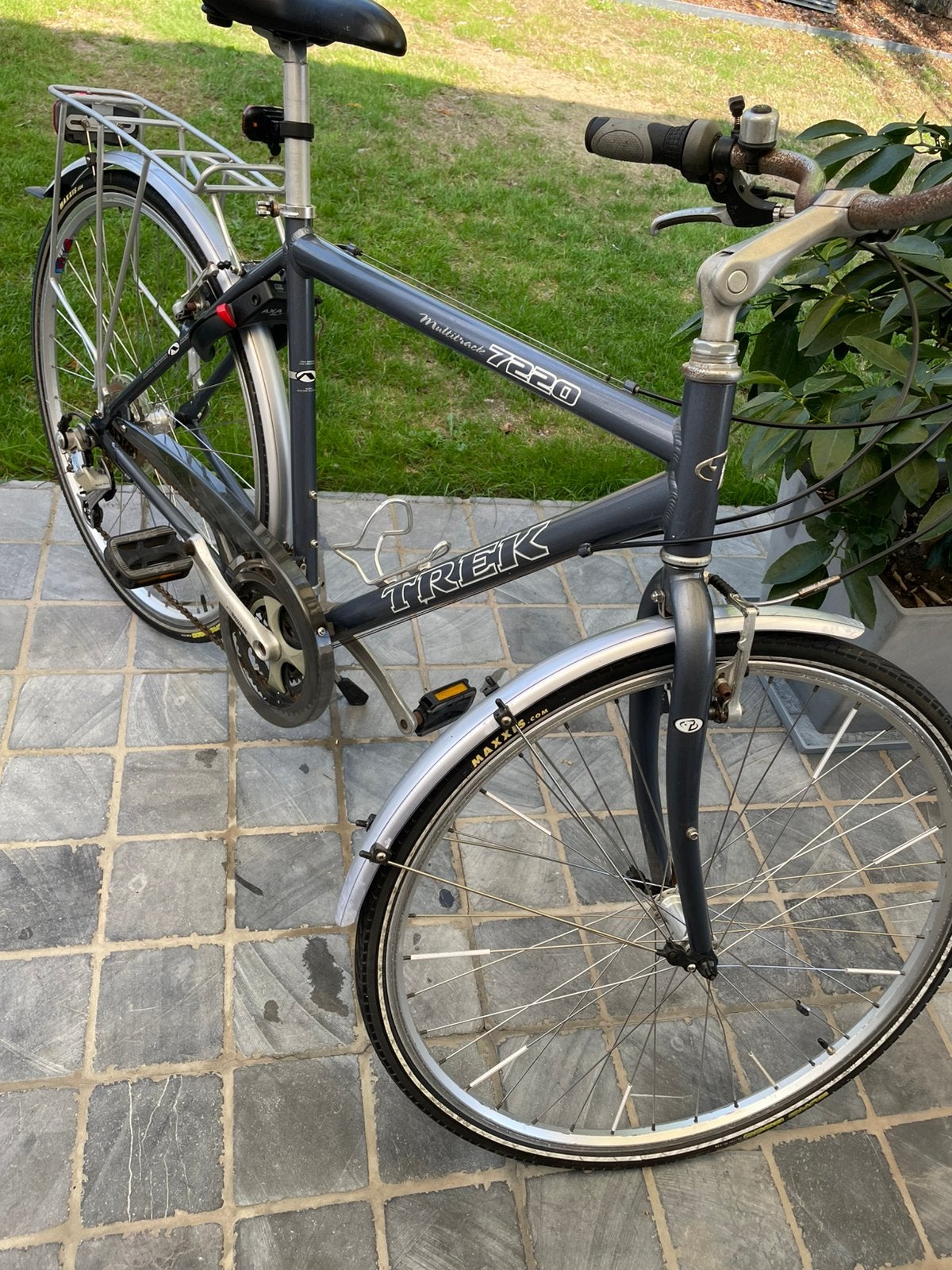 Herenfiets TREK maat 54, Fietsen en Brommers, Gebruikt, Velgrem, Versnellingen, 53 tot 57 cm