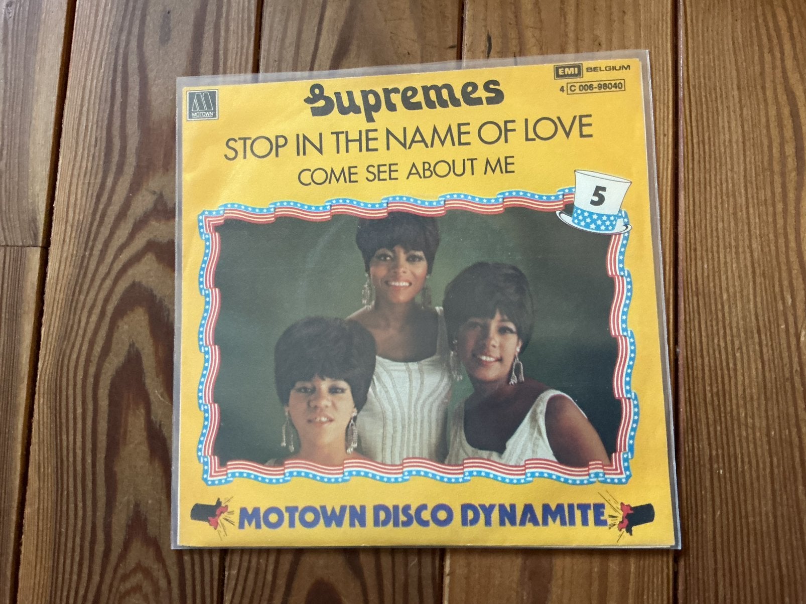 7 » Supremes - arrêtez-vous au nom de l'amour/venez me voir, Enlèvement ou Envoi, Utilisé