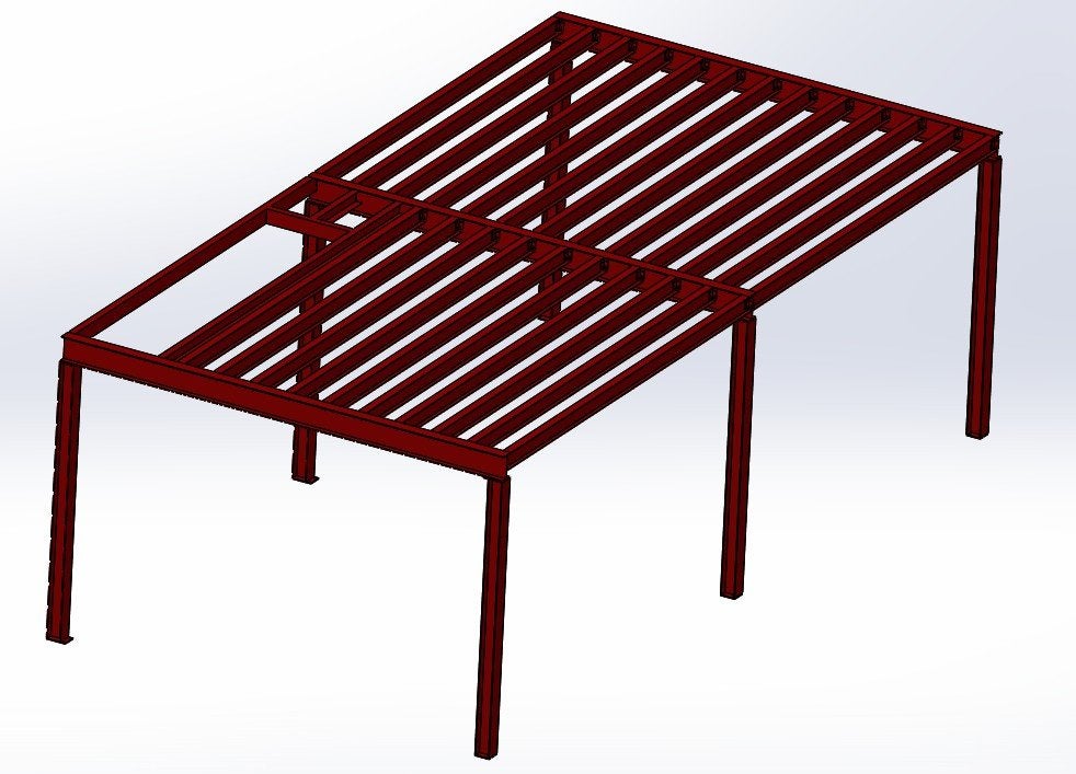 mezzanine industrielle structure metallique, Doe-het-zelf en Bouw, Ophalen