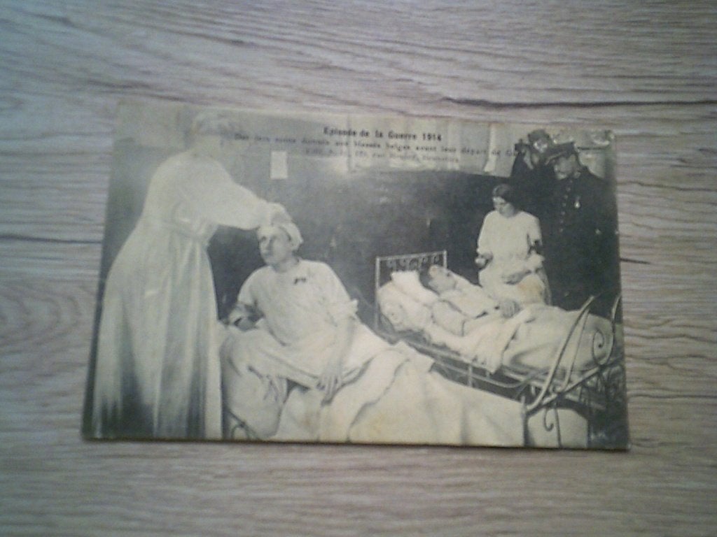 GENT: Derniers soins donnés aux blessés Belges, Verzamelen, Ophalen of Verzenden, Voor 1920, Ongelopen, Oost-Vlaanderen