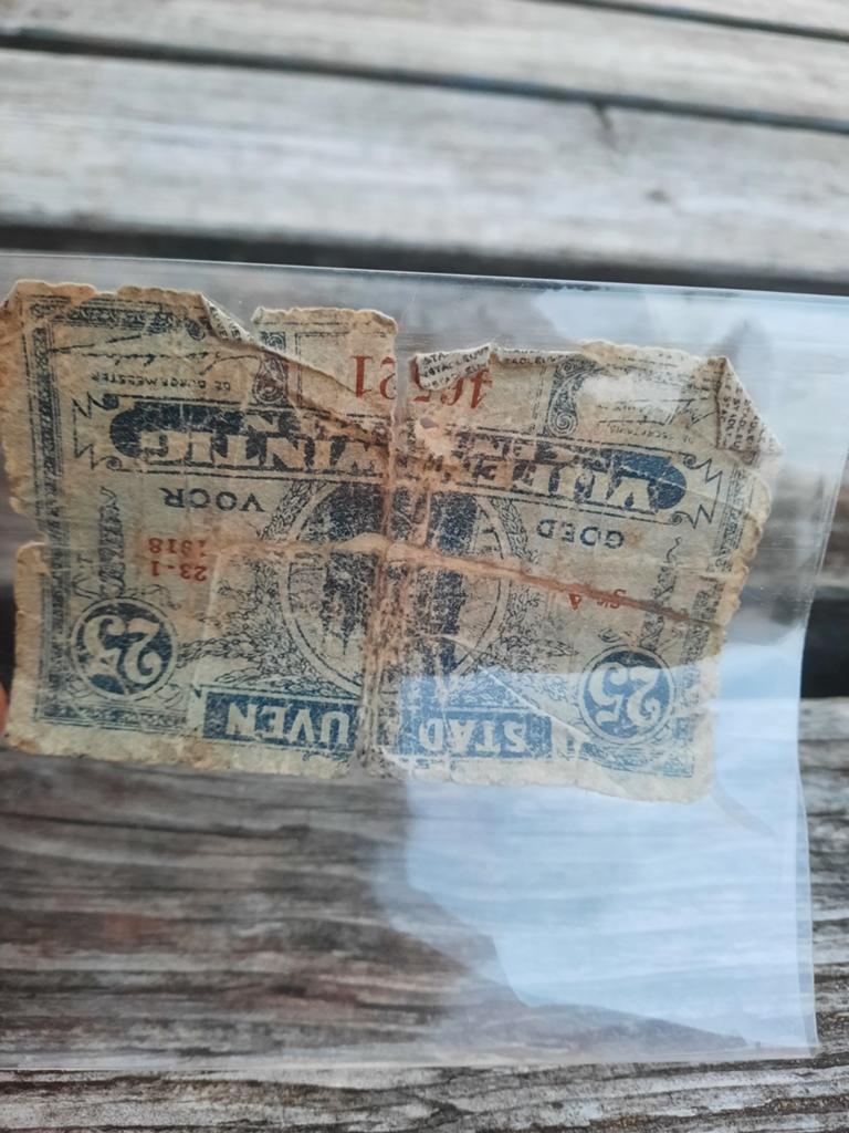 Billet d'occupation Belge 1918, Timbres & Monnaies, Billets de banque | Pays-Bas, Enlèvement ou Envoi