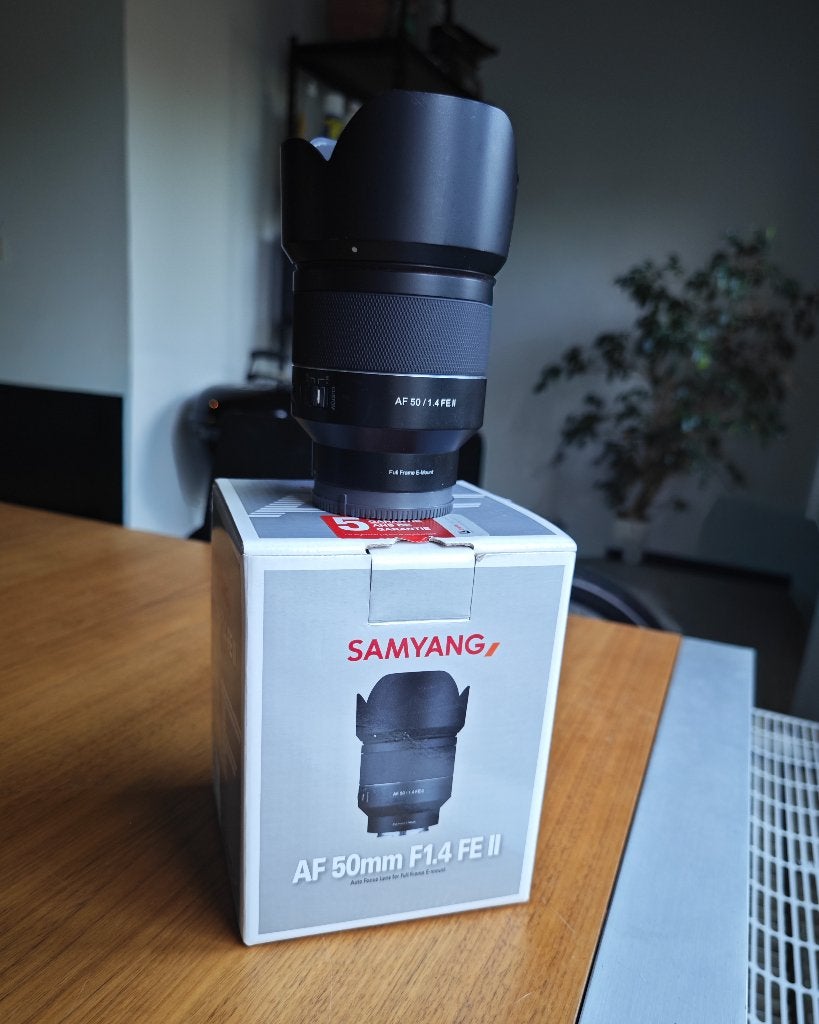 Objectif Samyang 50mm F 1.4 II – Sony FE, Enlèvement, Utilisé, Lentille standard