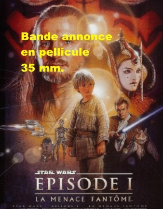 Bande annonce 35 mm. " STAR WARS  " Episode 1, Audio, Tv en Foto, Filmrollen, Ophalen, 35mm film