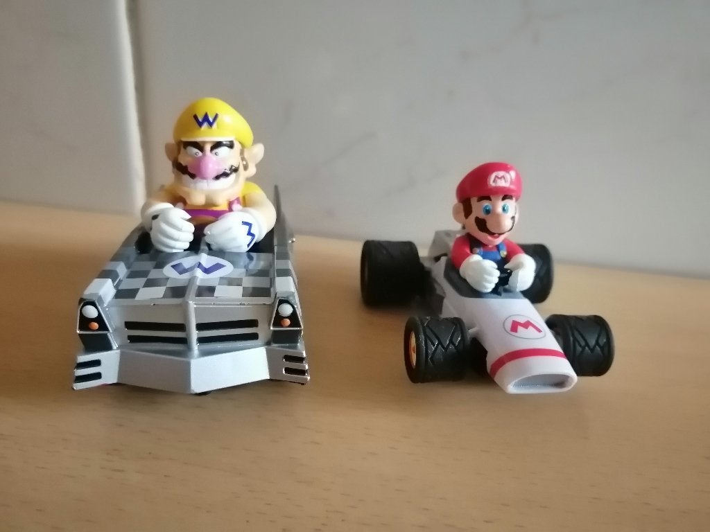 Lot de 2 Voitures Carrera GO!!! Mario Kart DS (Échelle 1/43), Enlèvement ou Envoi, Électrique, Pièces, Carrera