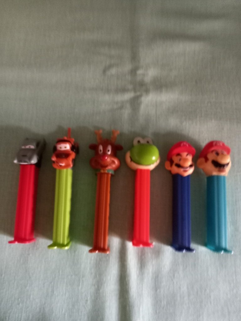 6 PEZ verdelers voor 2 euro samen, Ophalen of Verzenden, Gebruikt