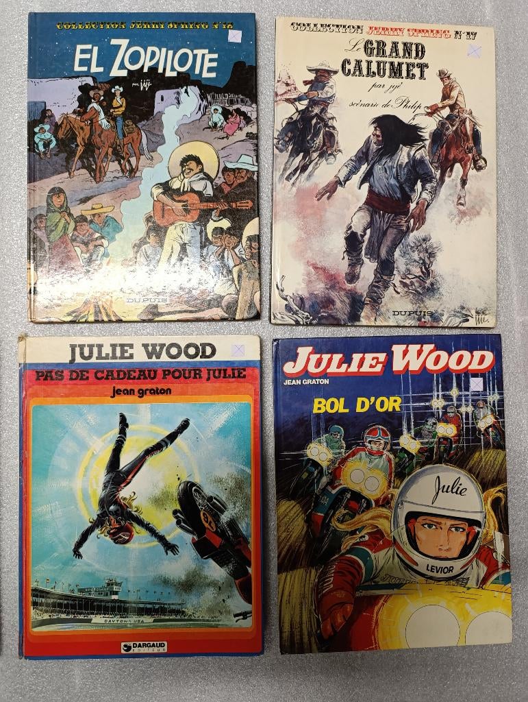 BD Jerry Spring 12 El Zopilote 17 + Julie Wood 4Pas de 8 Bol, Enlèvement ou Envoi
