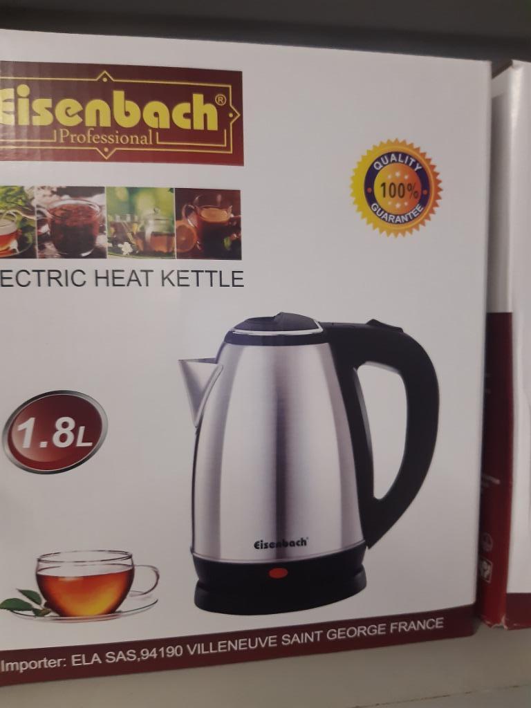 WATERKOKER(INOX)1,8 liter, Huis en Inrichting, Ophalen of Verzenden, Nieuw