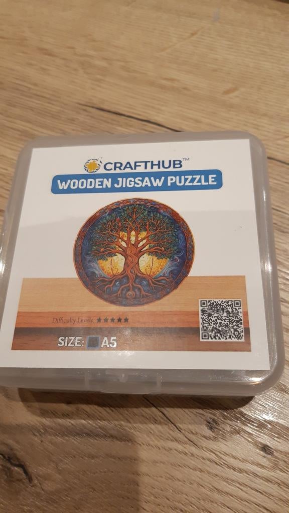 Crafthub houten puzzel Boom., Ophalen of Verzenden, Zo goed als nieuw