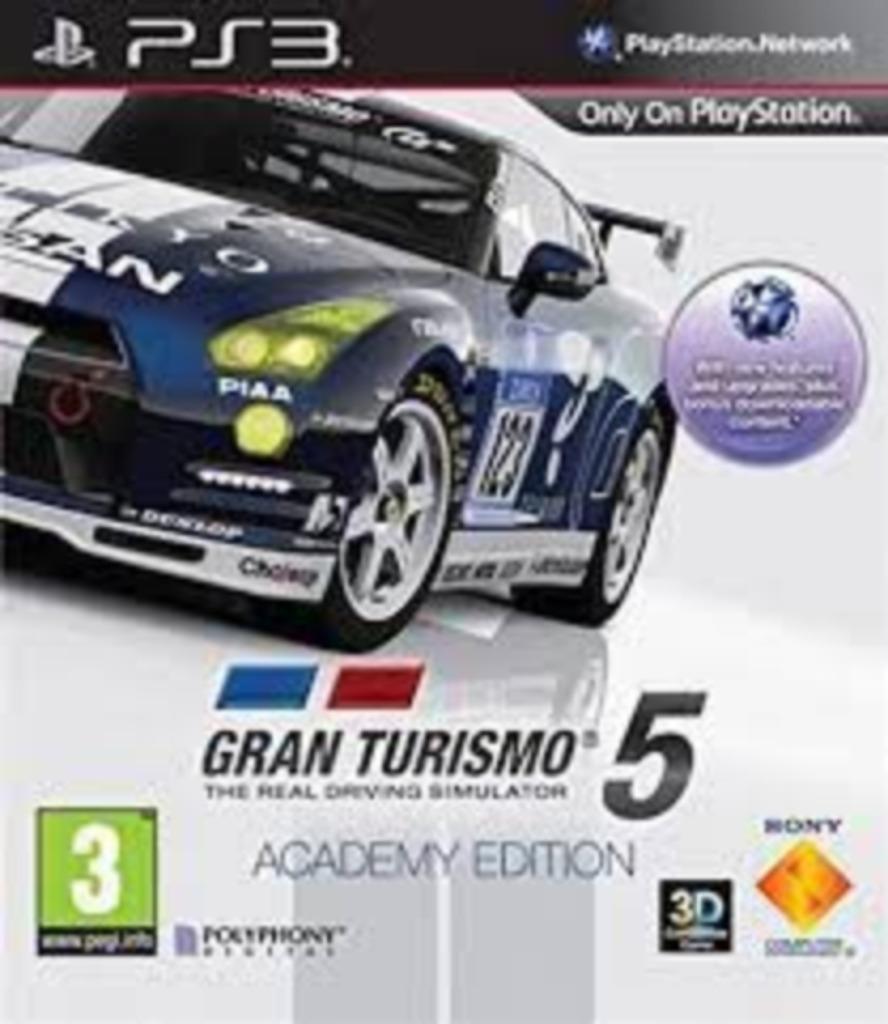 Gran Turismo 5 Academy Edition (PS3)., Consoles de jeu & Jeux vidéo, Jeux | Sony PlayStation 3, Online, Enlèvement ou Envoi, Comme neuf