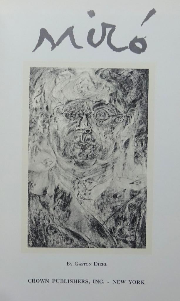 Miro, by Gaston Diehl, 1974 Crown Publishers, Peinture et dessin, Enlèvement ou Envoi, Gaston Diehl, Utilisé