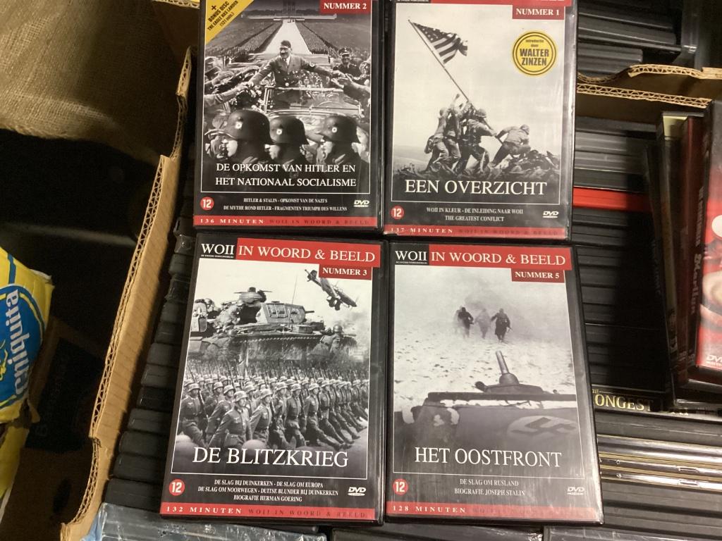 4 delige dvd reeks WO II in woord & beeld, Vanaf 12 jaar, Ophalen of Verzenden, Oorlog of Misdaad