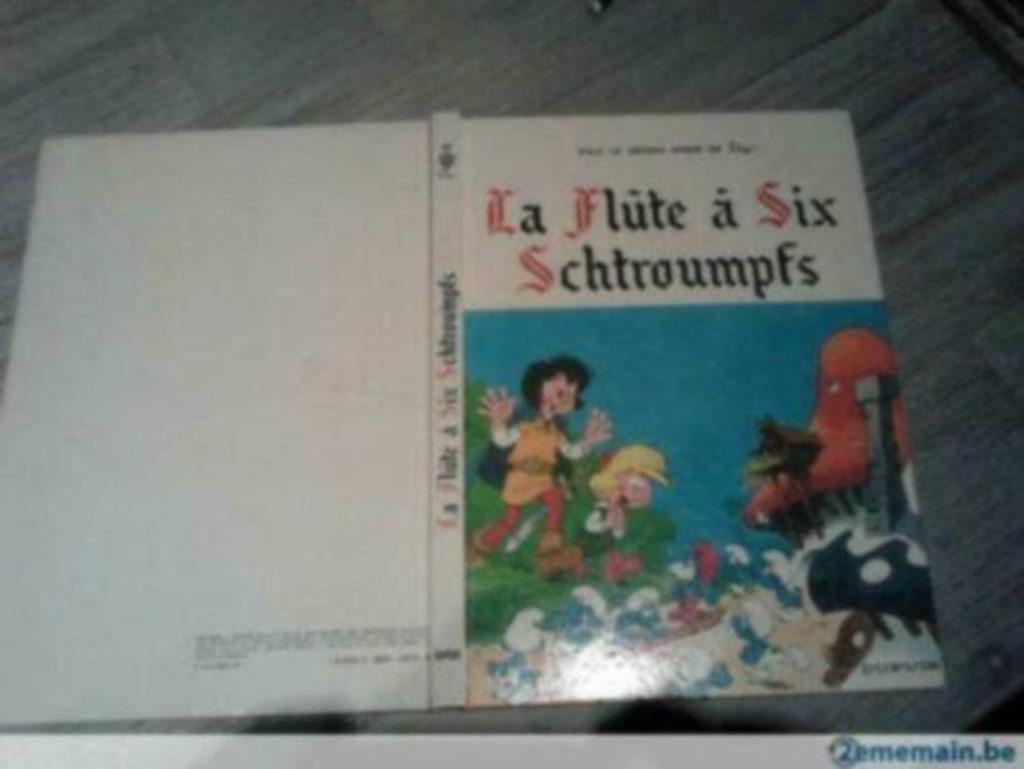 Johan et Pirlouit - La flute a 6 Schtroumpfs Dessin anime de, Enlèvement ou Envoi, Utilisé