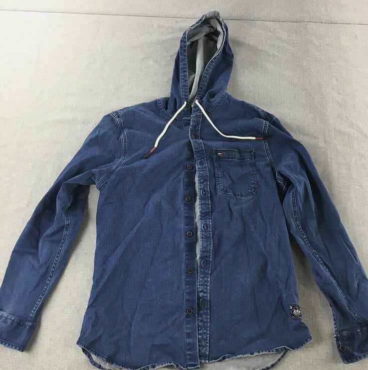 Tommy Hilfiger denim overshirt/hemd, Ophalen of Verzenden, Zo goed als nieuw
