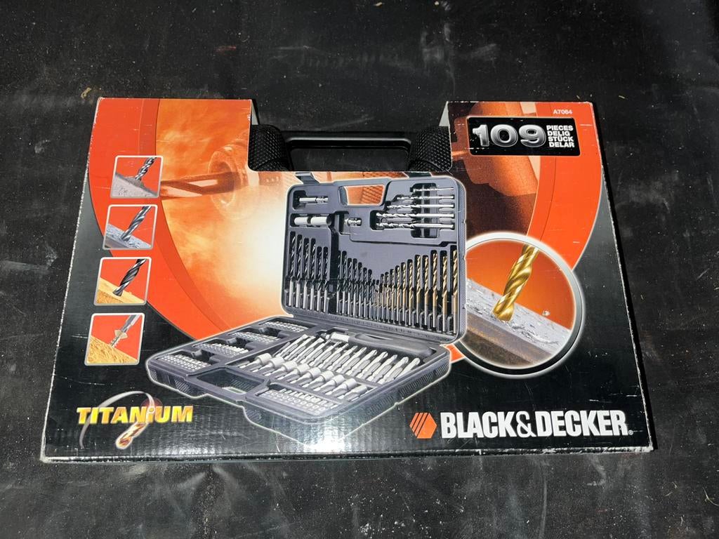 Boren & Bits Black&Decker 109 delige set, Enlèvement, Neuf