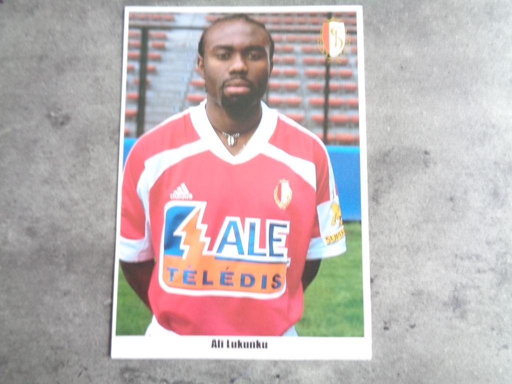 carte postale football ALI LUKUNKU STANDARD LIEGE, Enlèvement ou Envoi