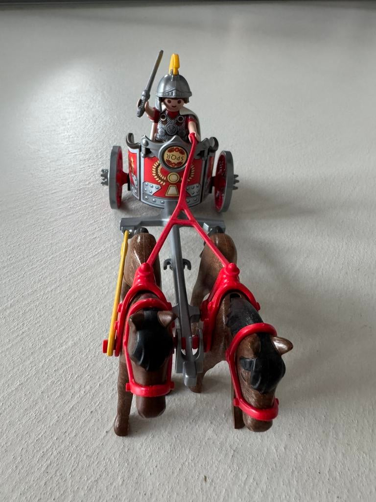 PLAYMOBIL Romeinse strijdwagen met tribuun 5391, Kinderen en Baby's, Speelgoed | Playmobil, Ophalen of Verzenden, Zo goed als nieuw