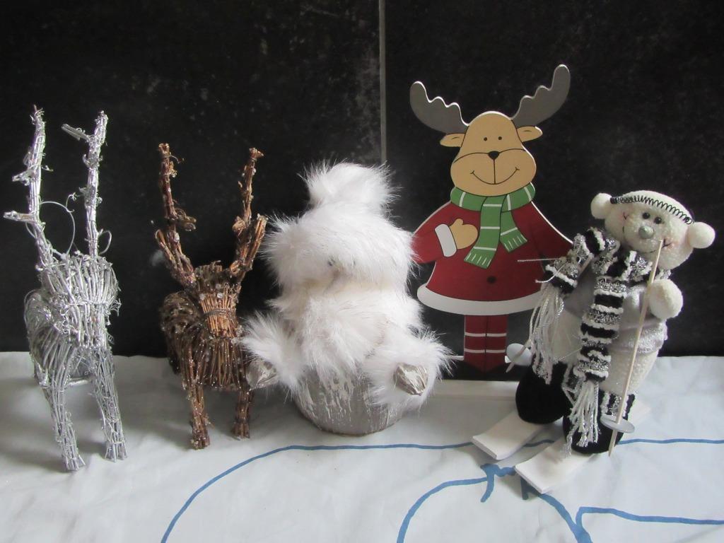 Verschillende Kerstdecoratie - Rendieren - Kerst - Kerstmis, Diversen, Ophalen of Verzenden, Gebruikt