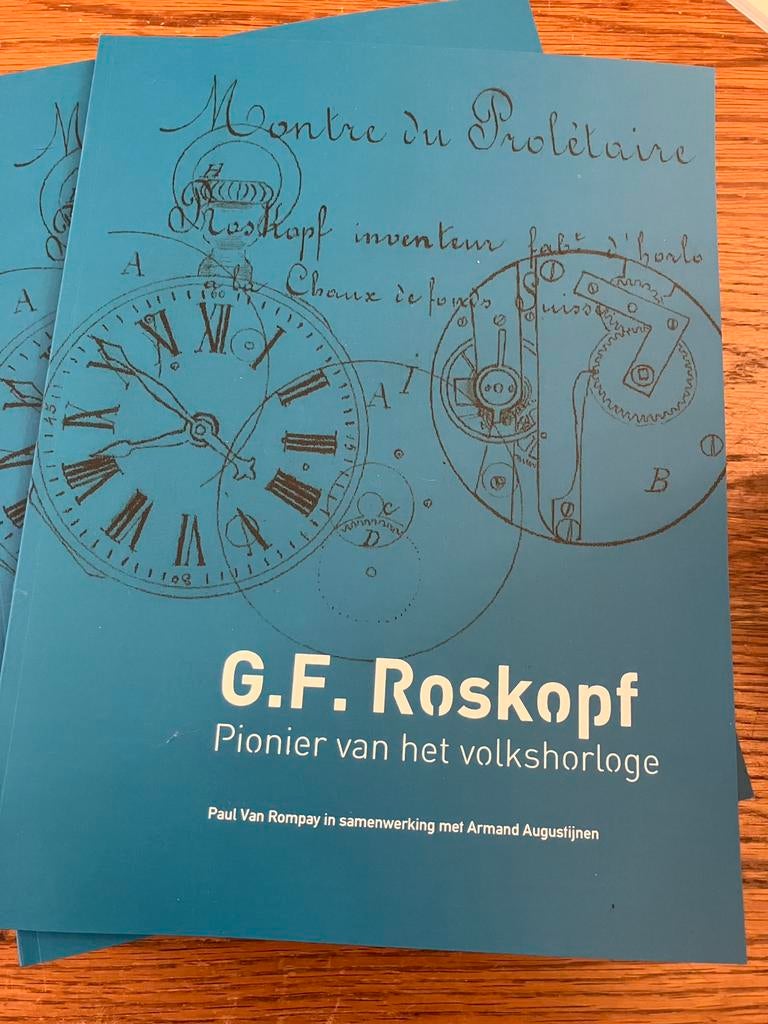 Boek GF ROSKOPF pioneer van het volkshorloge, Ophalen, Zakhorloge