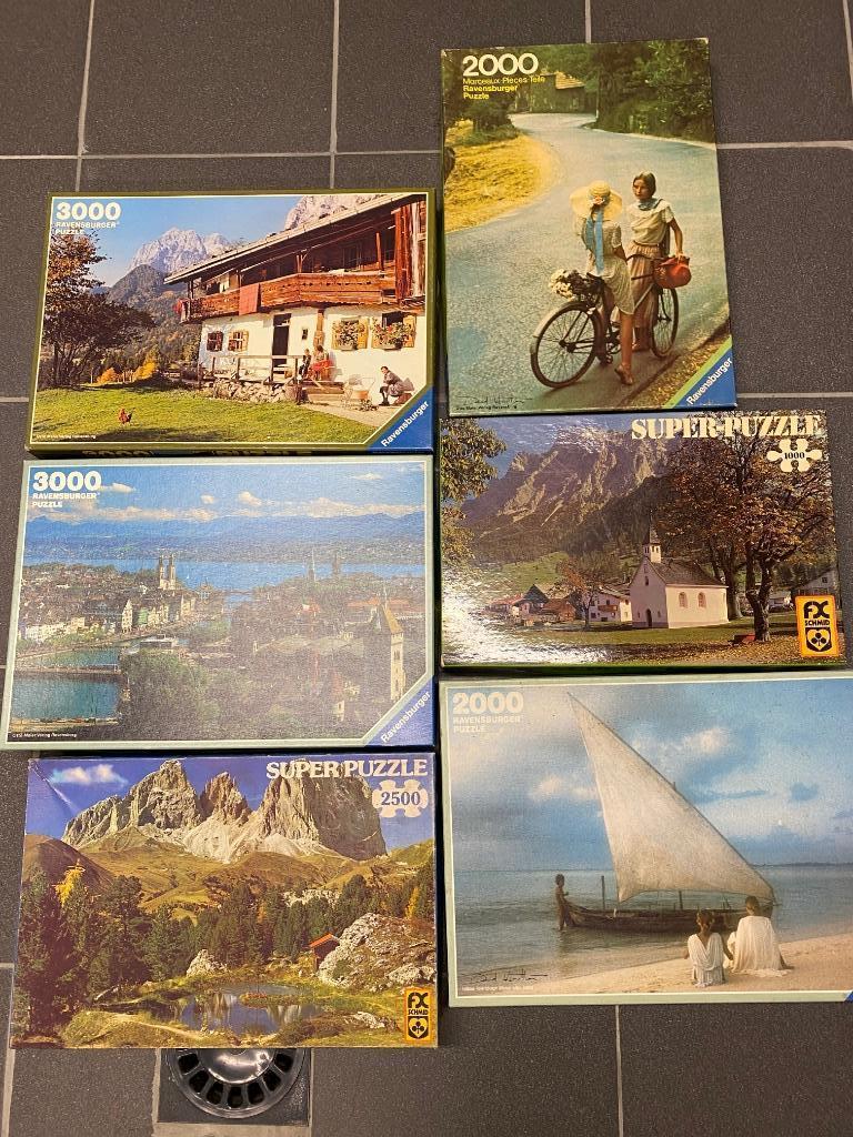 Lots de puzzles 3000 et 2000pcs Ravensburger, Hobby & Loisirs créatifs, Enlèvement ou Envoi, Plus de 1 500 pièces, Utilisé, Puzzle
