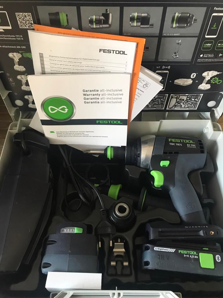 Festool TDC 18/4 Quadrive, Bricolage & Construction