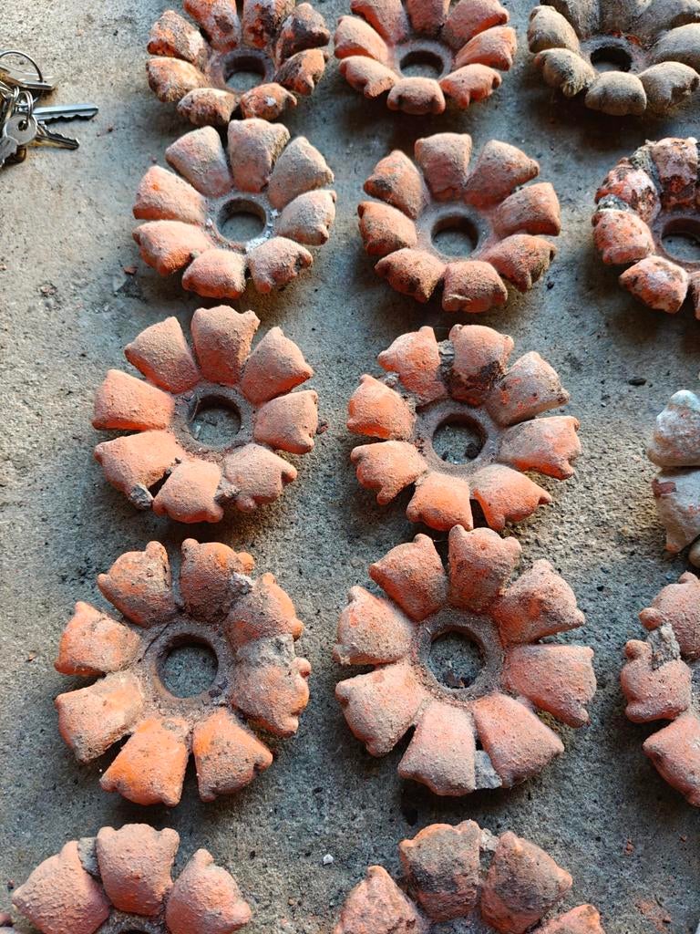41 authentieke gietijzeren poutrel bloemen, Doe-het-zelf en Bouw, Ophalen