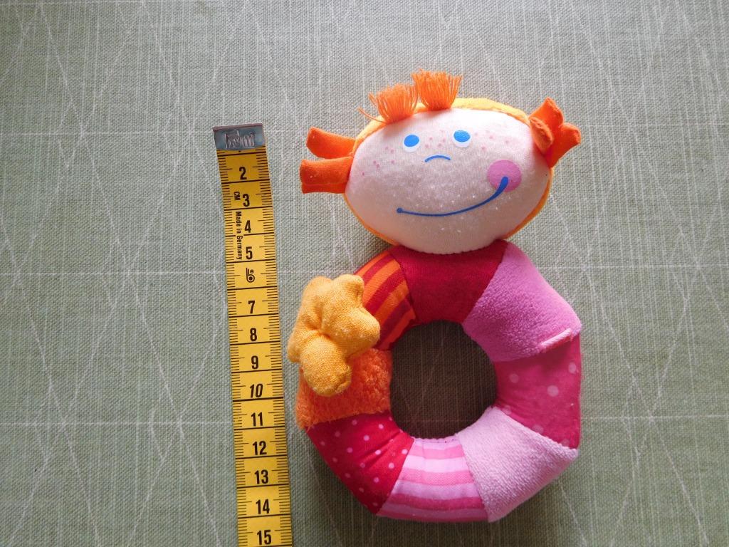 Babyspeelgoed Haba - grijpringel met popje, Kinderen en Baby's, Ophalen, Zo goed als nieuw, Overige typen