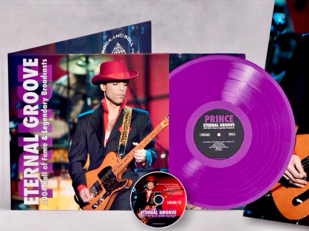 Prince LP + DVD + Poster - Eternal Groove - Paars Vinyl, Inclusief poster, Verzenden, Nieuw in verpakking, 12 inch