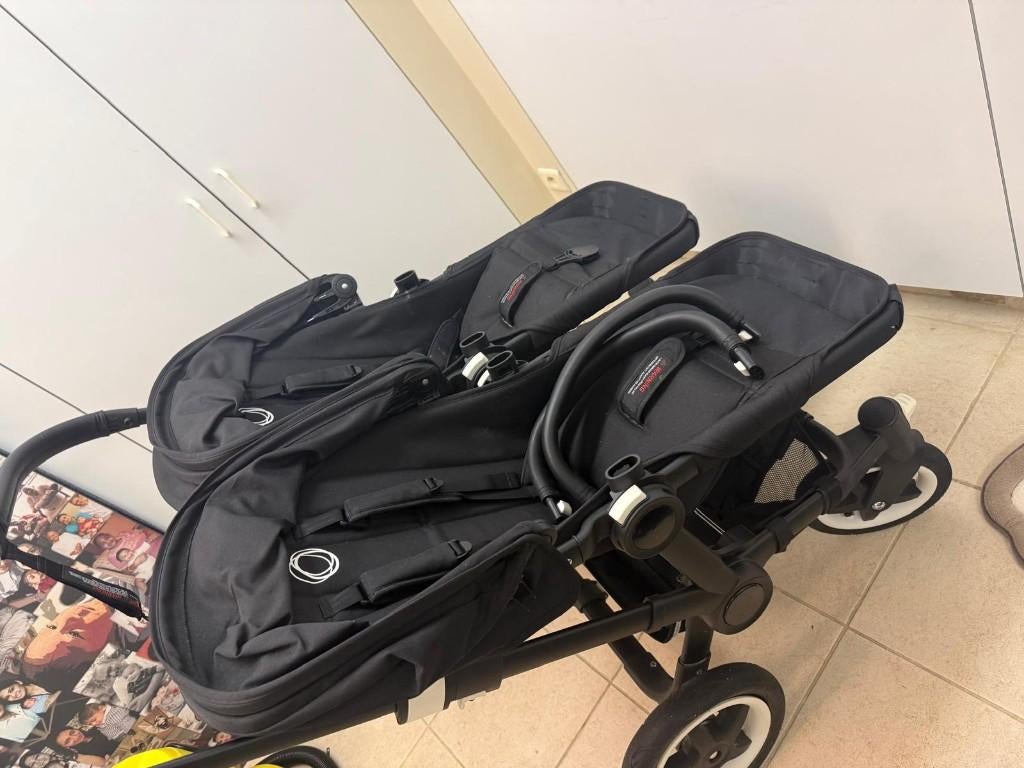 Bugaboo Donkey 3 (black) - compleet voor twin/duo en mono, Pneus, Bugaboo, Comme neuf, Enlèvement