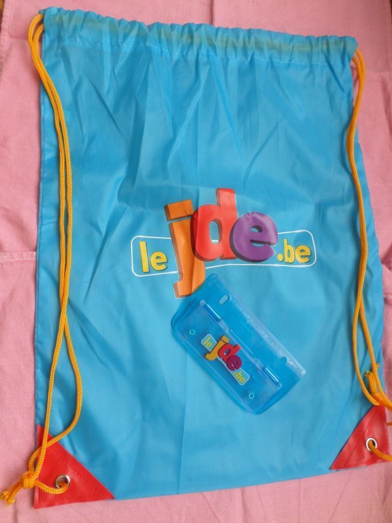 Lot sac à dos latte-perforatrice du JDE bleu jaune neuf, Divers, Enlèvement ou Envoi, Neuf