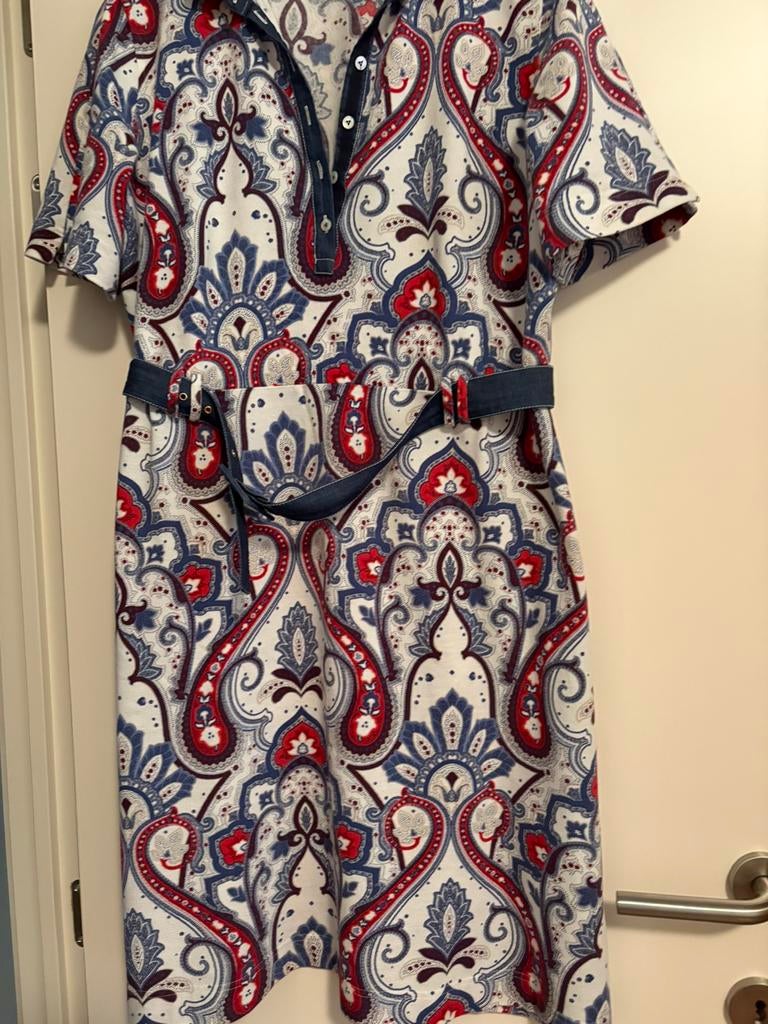 Van laack  maat 42, Kleding | Dames, Blauw, Maat 42/44 (L), Gedragen, Boven de knie