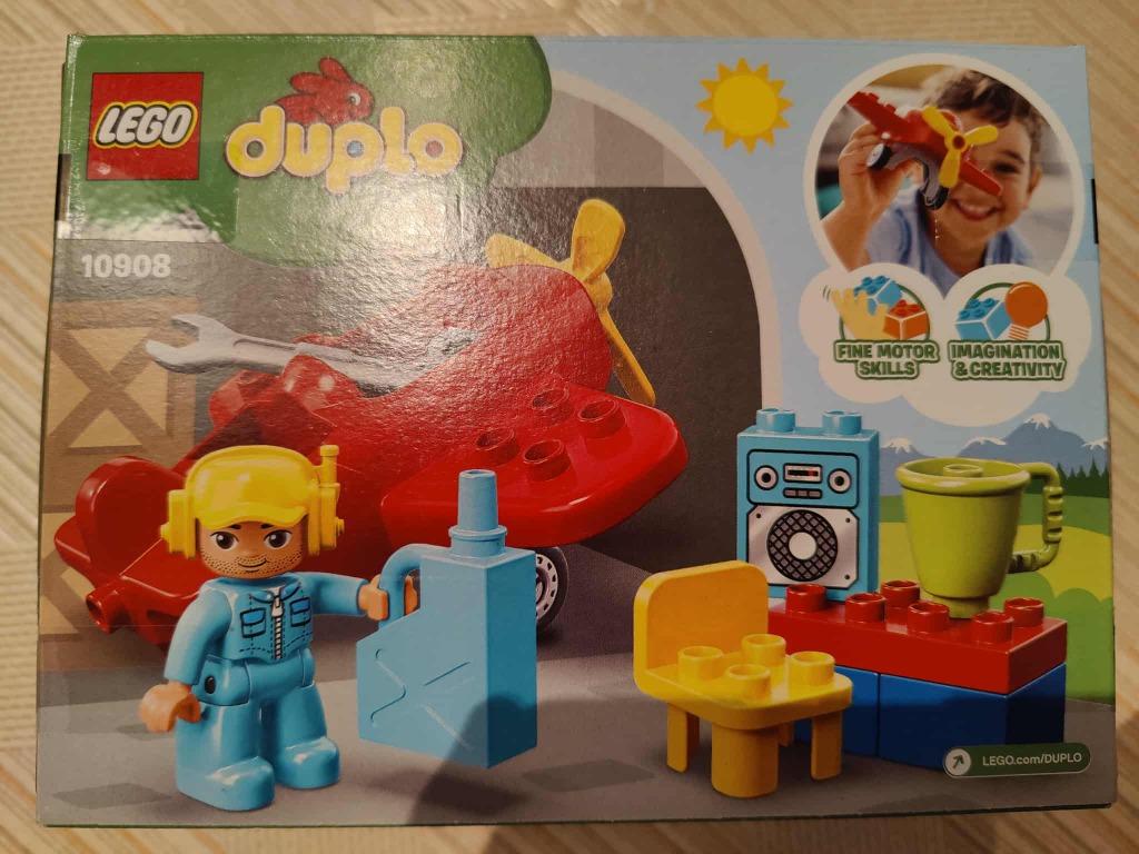 Vliegtuig Duplo, Kinderen en Baby's, Speelgoed | Duplo en Lego, Ophalen of Verzenden, Nieuw, Complete set, Duplo