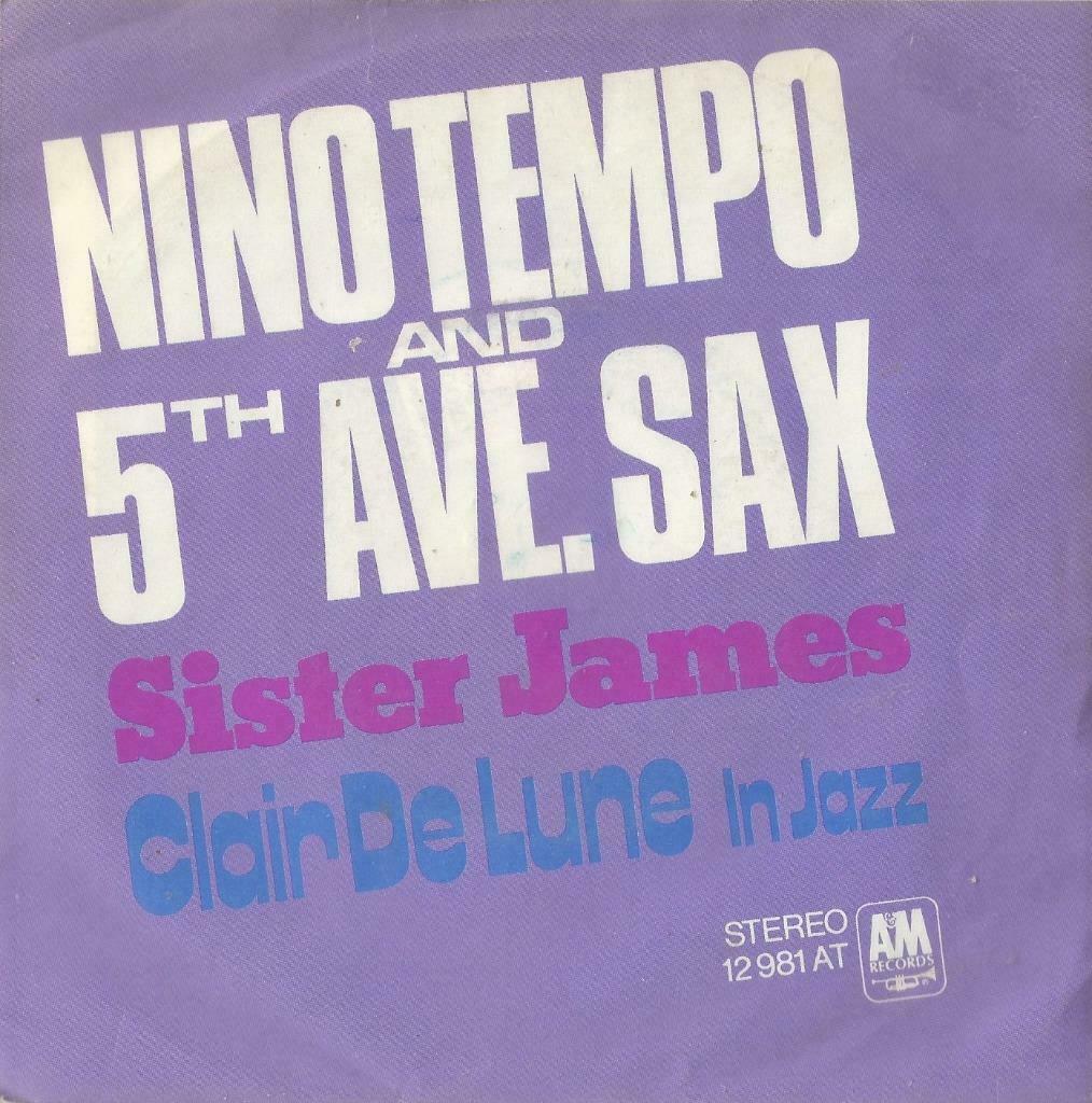 Nino Tempo & 5th Avenue Sax – Sister James - Single, Enlèvement ou Envoi, Utilisé, Pop