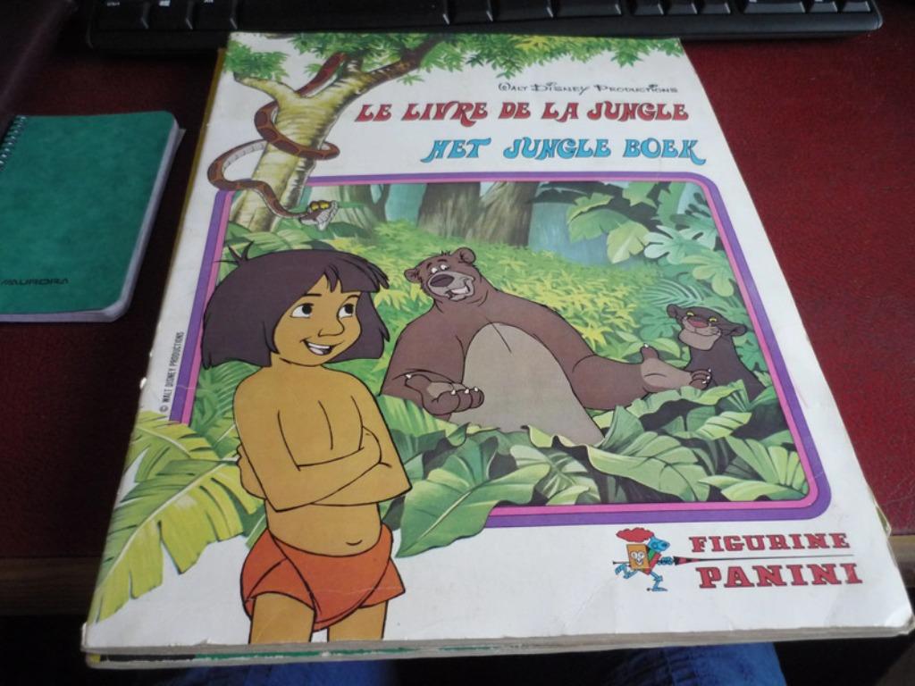 Album Panini : le livre de la jungle, Enlèvement ou Envoi, Utilisé