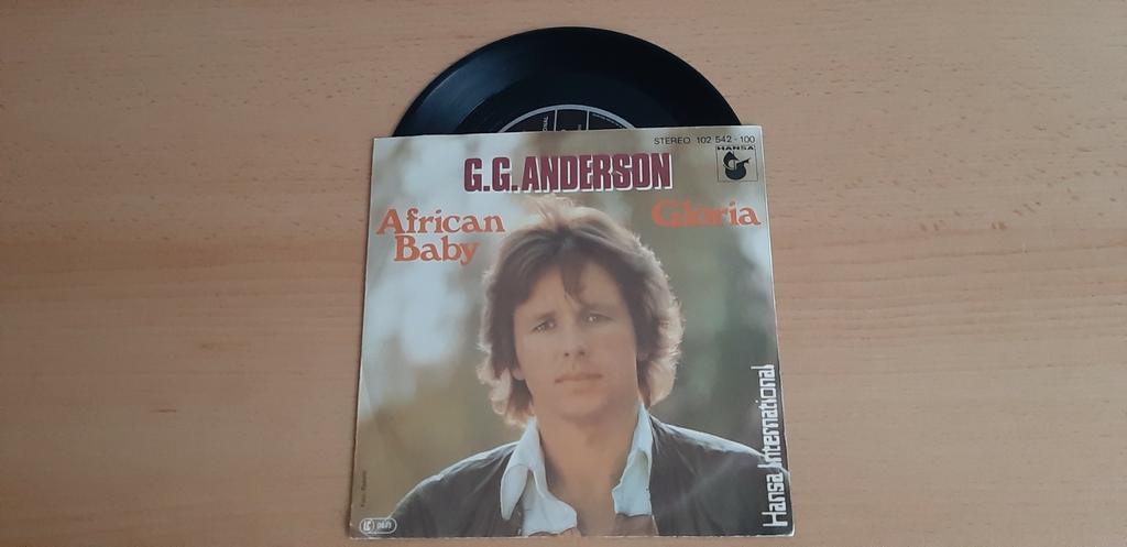 G.G. Anderson célibataire. Bébé africain et Gloria, Enlèvement ou Envoi, Comme neuf, Single