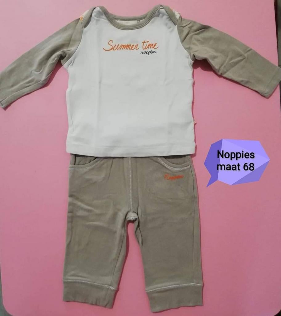 Tweedelig setje Noppies maat 68, Enfants & Bébés, Vêtements de bébé | Taille 68, Enlèvement ou Envoi, Utilisé, Noppies, Garçon ou Fille