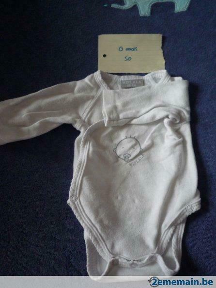Body bébé neutre T50, Enfants & Bébés, Enlèvement ou Envoi, Utilisé, Garçon ou Fille, Ensemble