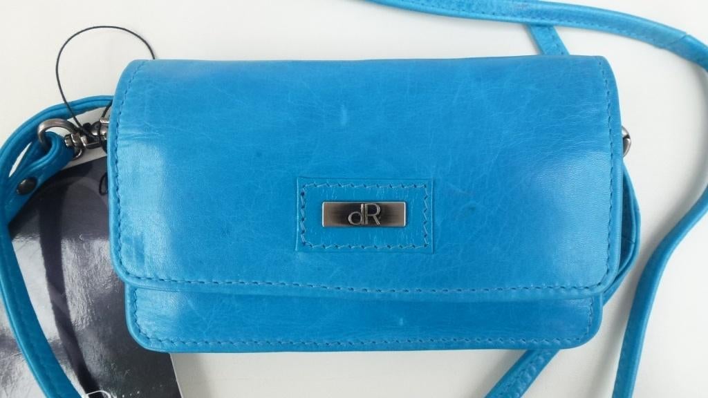 portemonneetje portefeuille lichtblauw H.J. de Rooy, Ophalen of Verzenden, Nieuw, Blauw, Overige merken