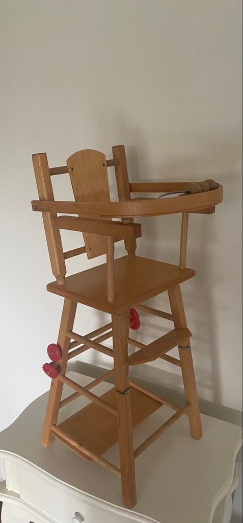 Houten poppenstoeltje (Mooie vintage staat), Enlèvement, Utilisé