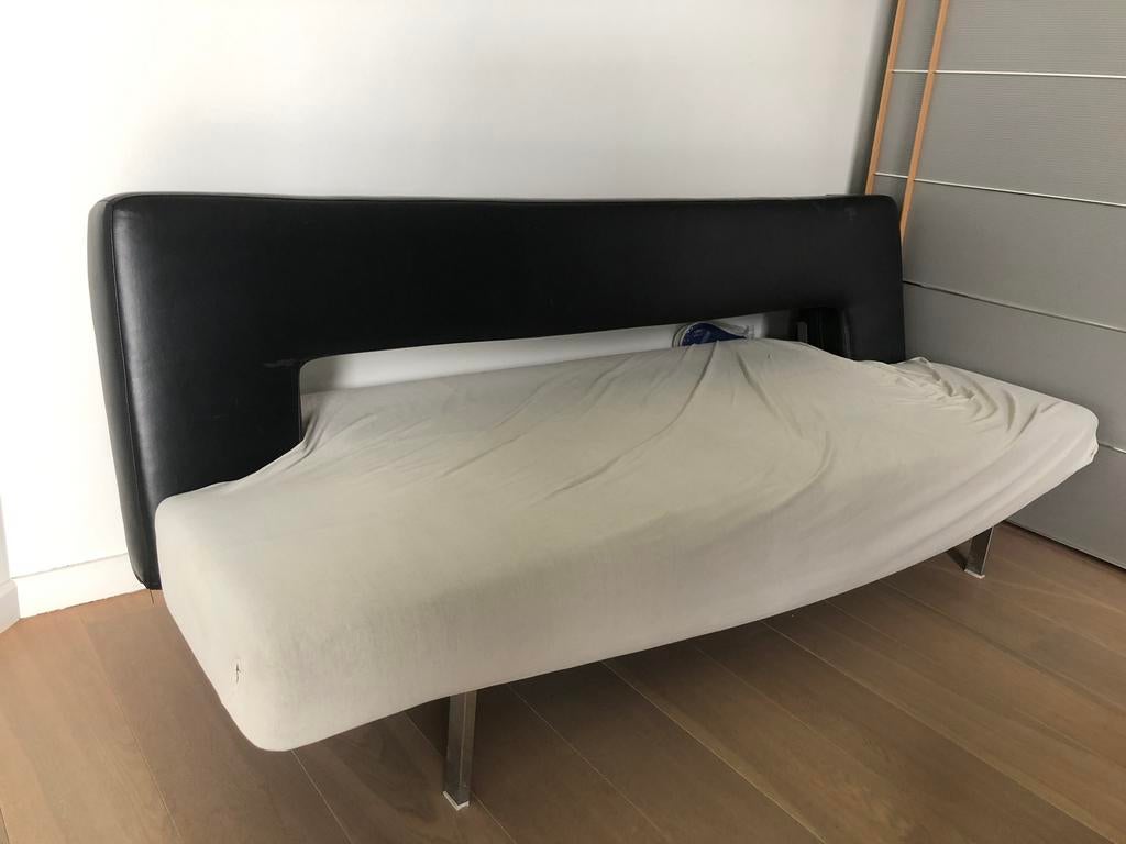 Slaapzetel goede staat kunstleder, Banc droit, Synthétique, Enlèvement, Utilisé
