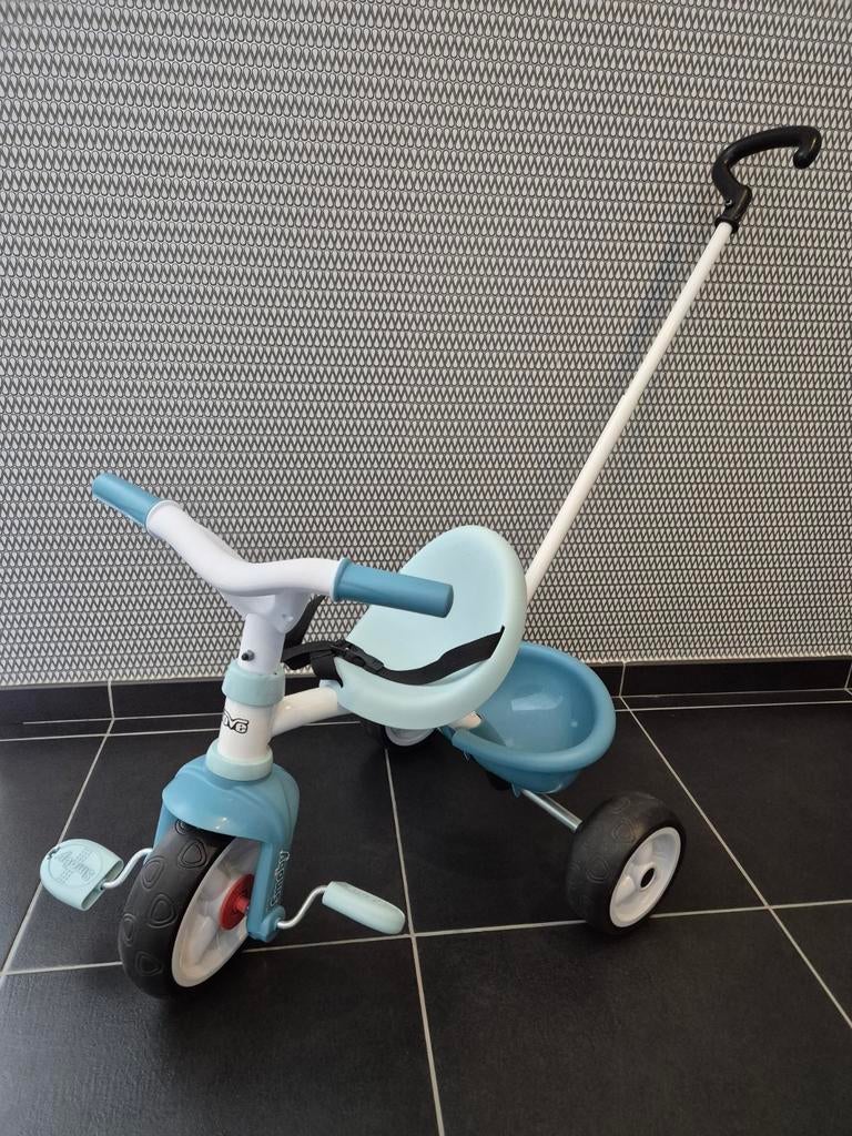 Smoby Be Move blauw driewieler met duwstang, Kinderen en Baby's, Ophalen, Zo goed als nieuw