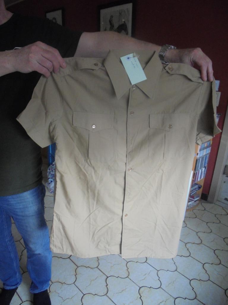 hemd leger korte mouw, Verzamelen, Militaria | Algemeen, Ophalen of Verzenden, Landmacht, Kleding of Schoenen