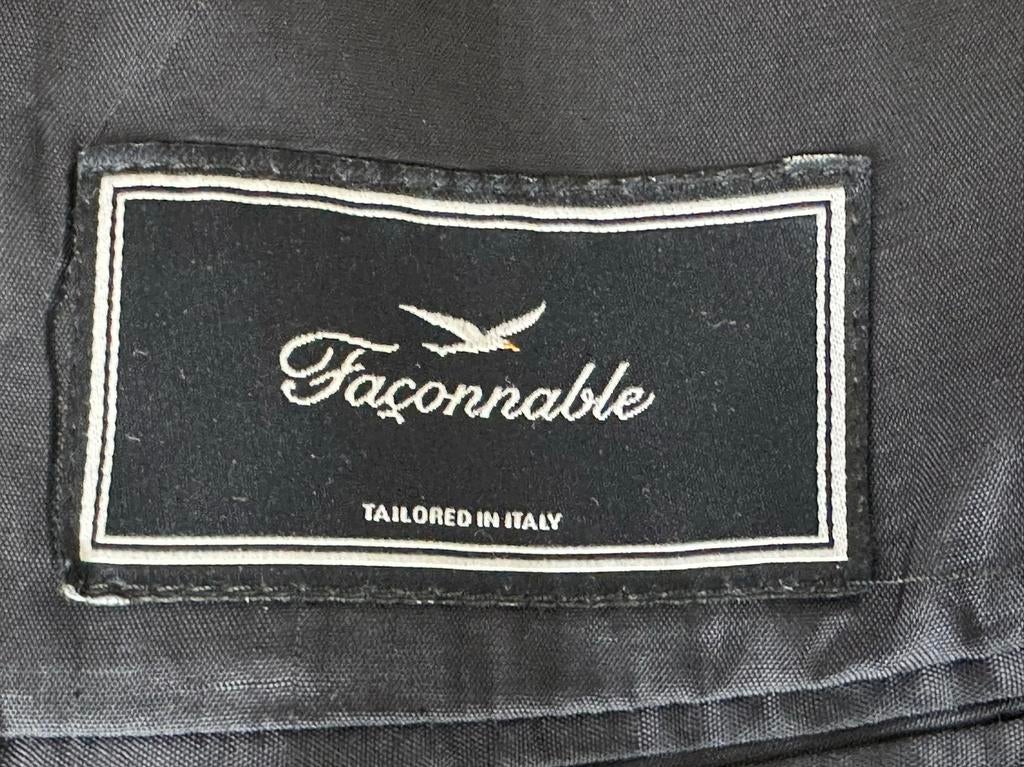 Gilet de costume exclusif Faconnable en parfait état, Enlèvement ou Envoi, Bleu, Faconnable, Taille 52/54 (L)