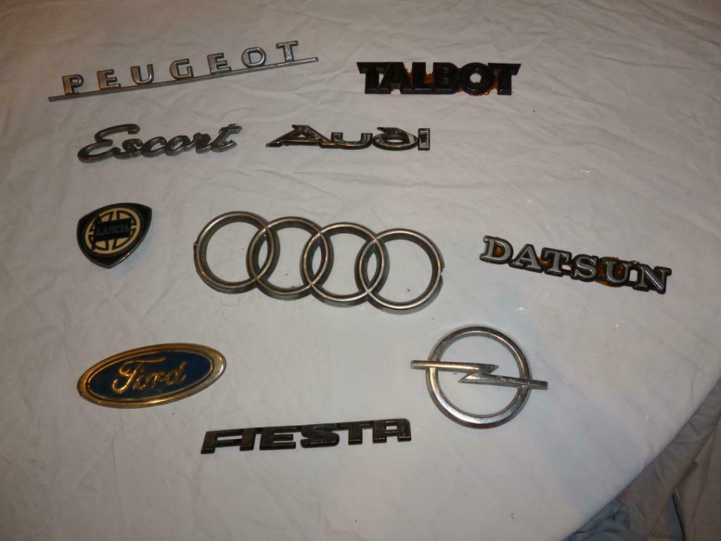 10 logos de voiture emblème de voiture différentes marques, Autos : Pièces & Accessoires, Enlèvement, Utilisé