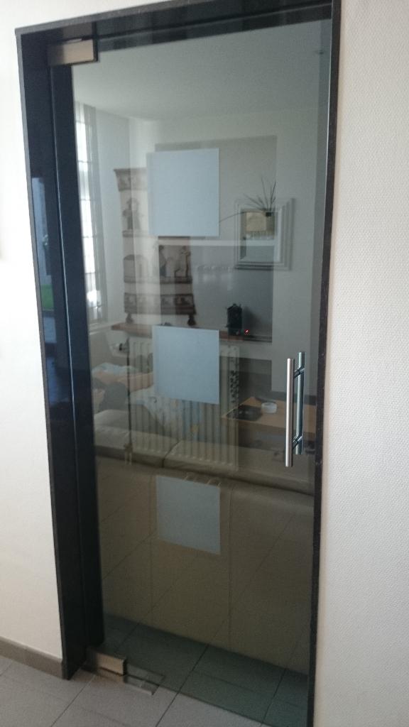 Glazen binnendeur, Doe-het-zelf en Bouw, Ophalen, Gebruikt, Glas, Binnendeur